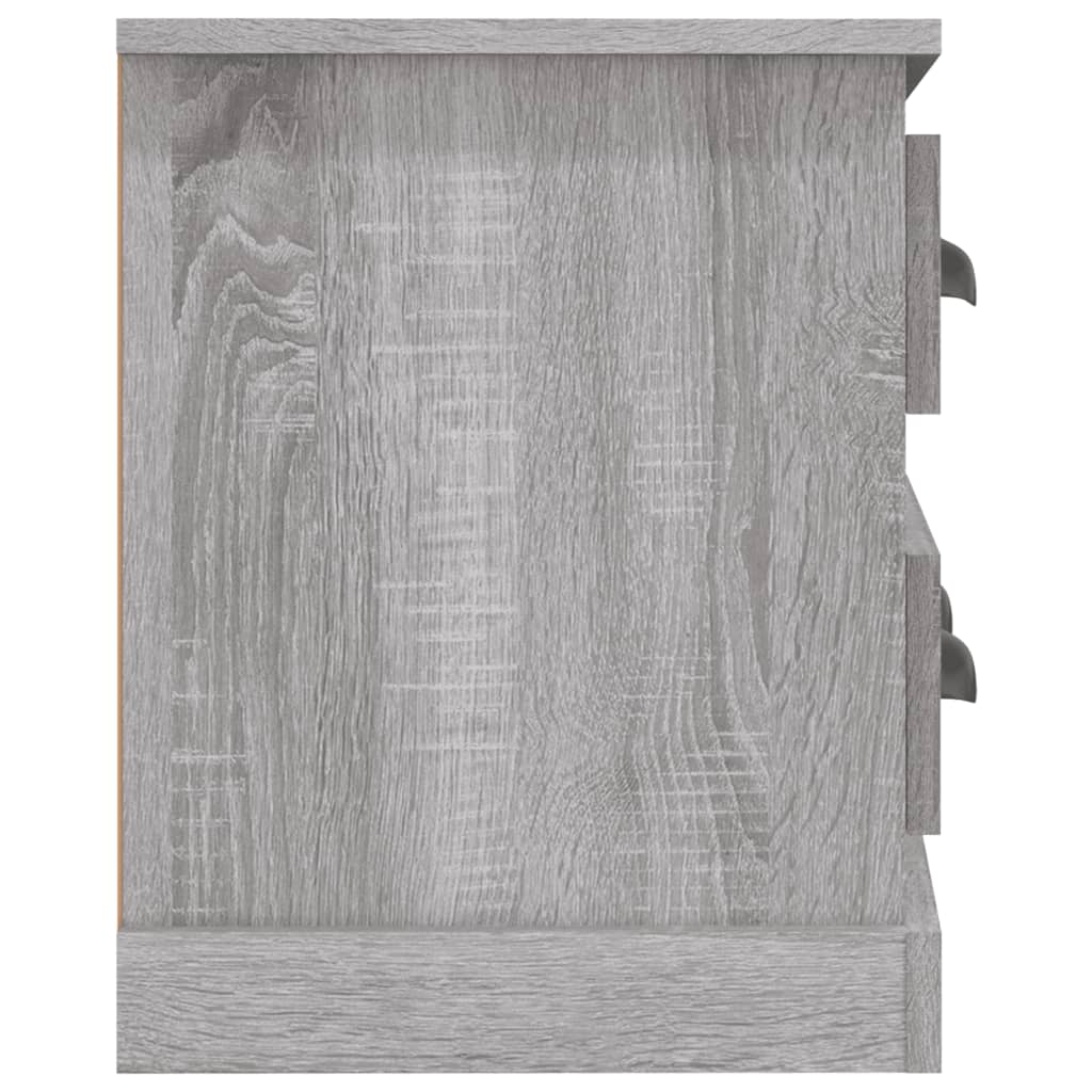 vidaXL Meuble TV sonoma gris 100x35,5x45 cm bois d'ingénierie