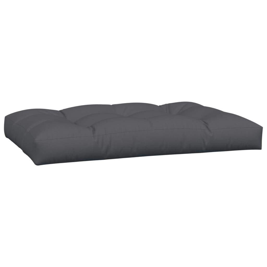 vidaXL Coussins de palette 5 pcs anthracite tissu