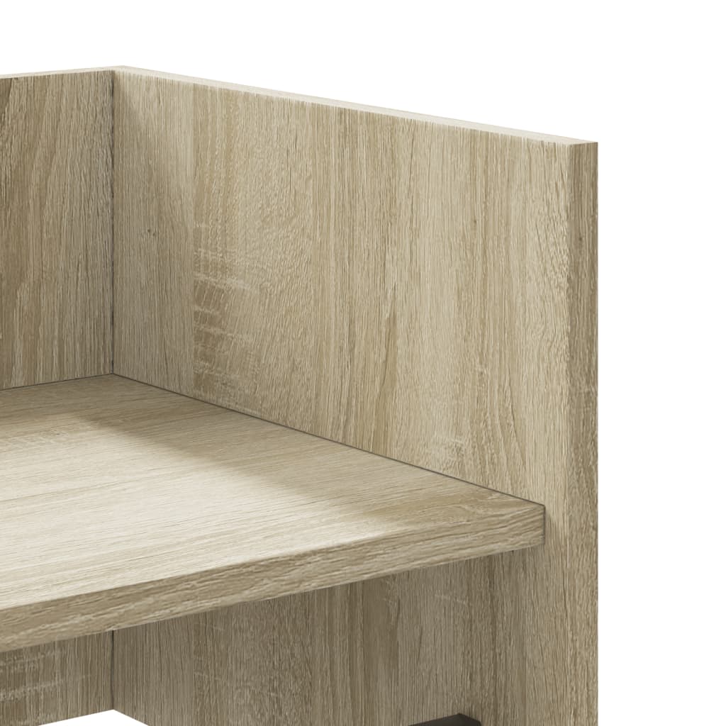 vidaXL Étagère murale chêne sonoma 70,5x35x30,5 cm bois d'ingénierie