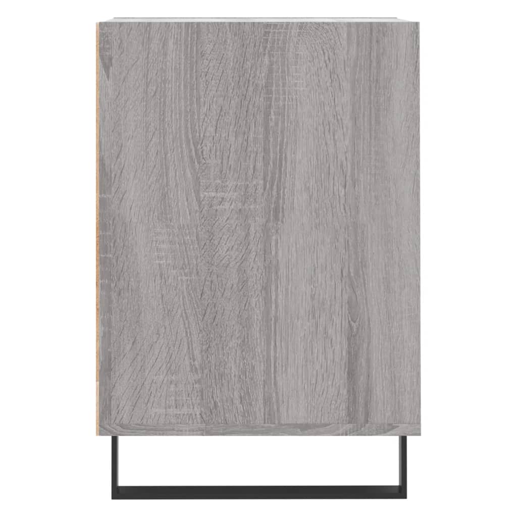 vidaXL Meuble TV Sonoma gris 100x35x55 cm Bois d'ingénierie