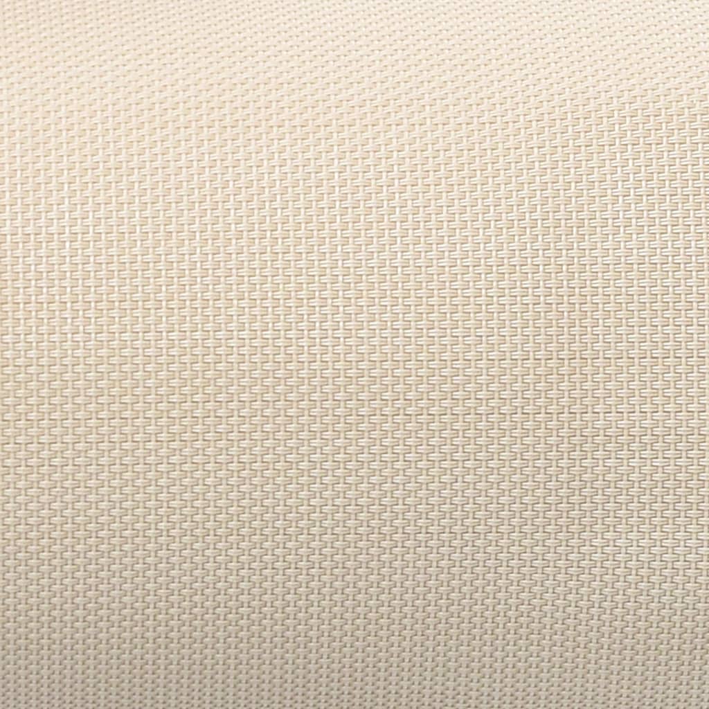 vidaXL Appui-tête de chaise longue Crème 40x7,5x15 cm Textilène