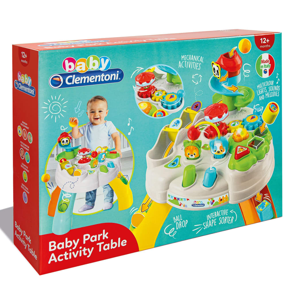 Clementoni Table D Activites Pour Bebe Park Multicolore Vidaxl Fr