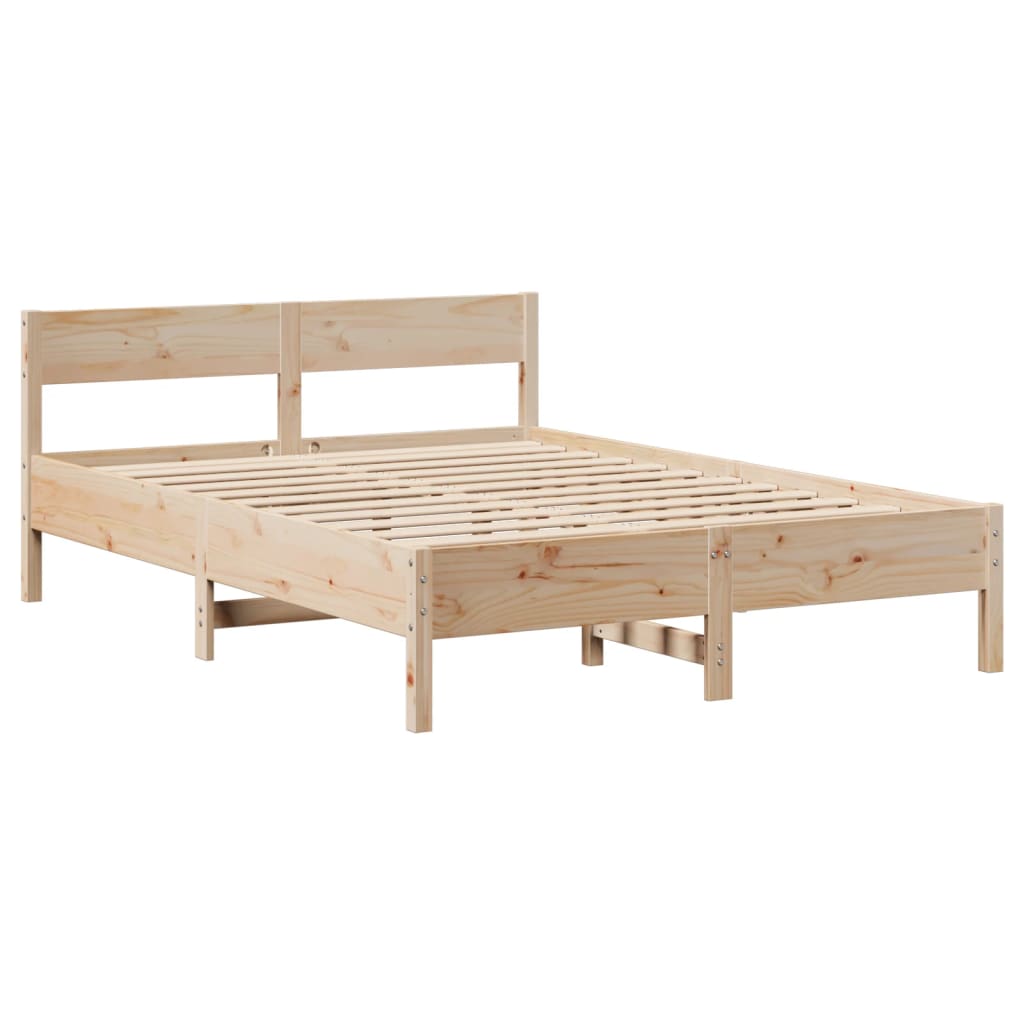 vidaXL Cadre de lit sans matelas 150x200 cm bois de pin massif