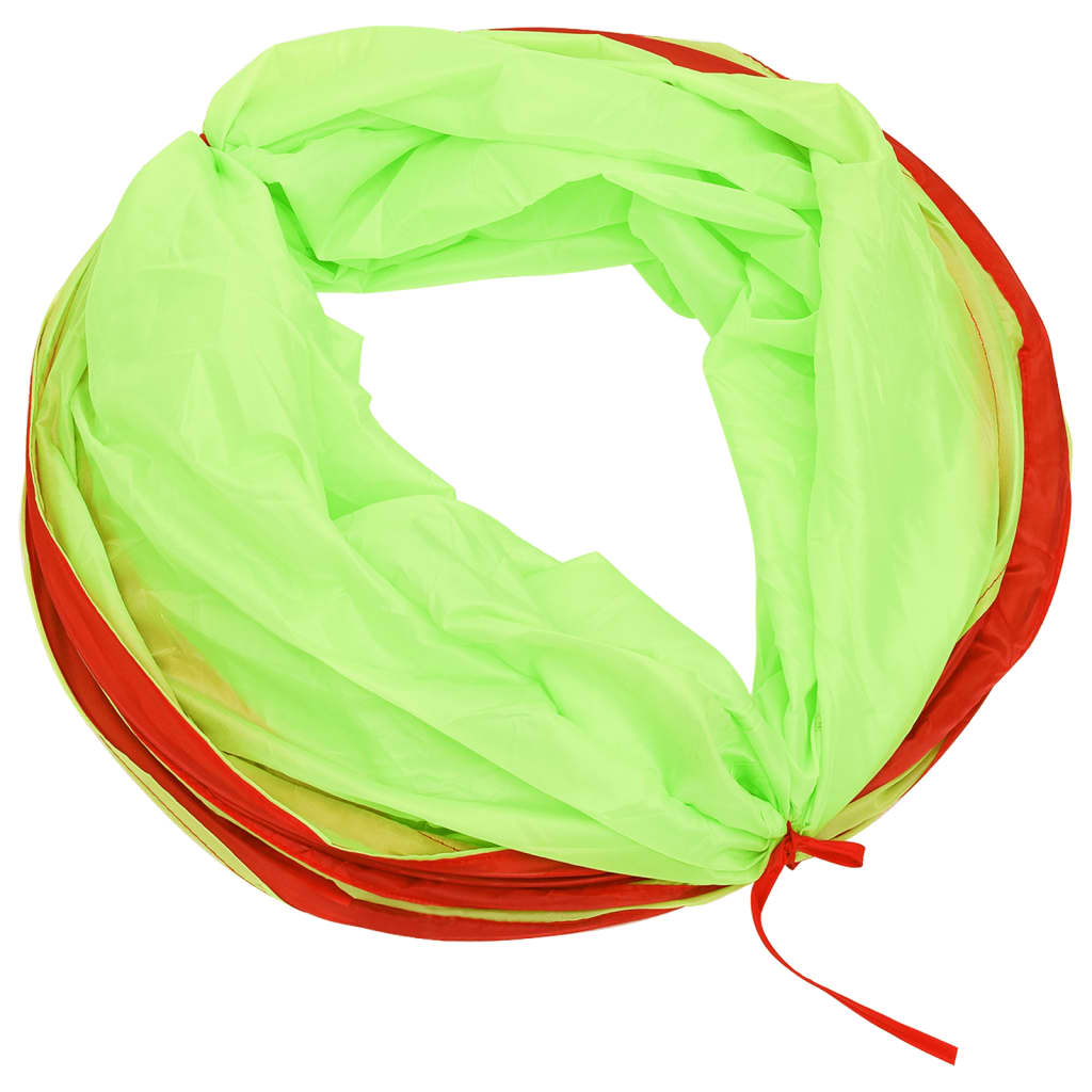 vidaXL Tunnel de jeu pour enfants avec 250 balles Vert 175cm Polyester