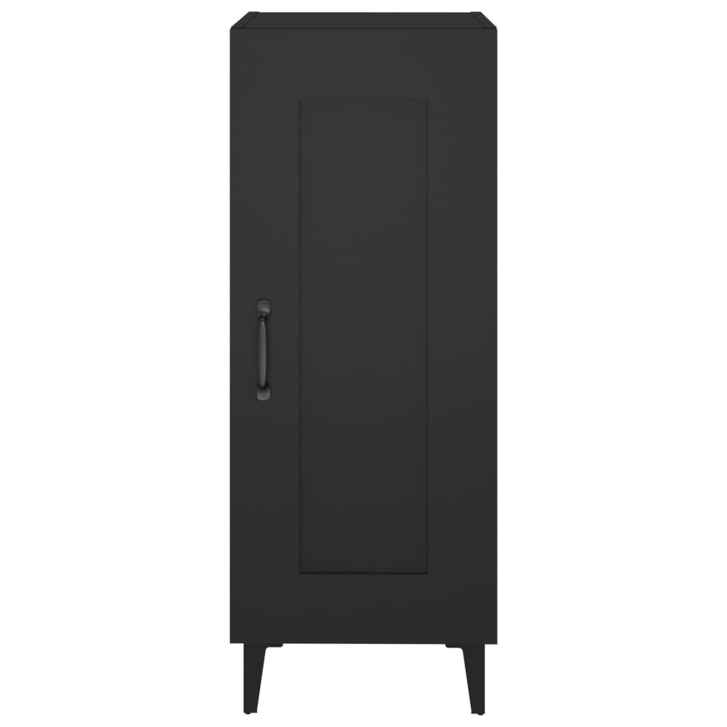 vidaXL Buffet Noir 34,5x34x90 cm Bois d'ingénierie