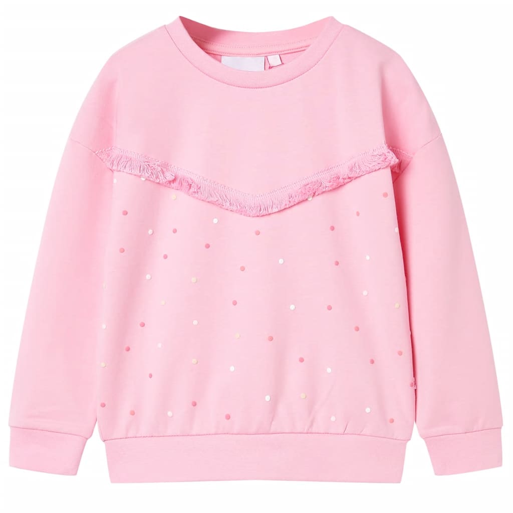 Sweatshirt pour enfants rose 116