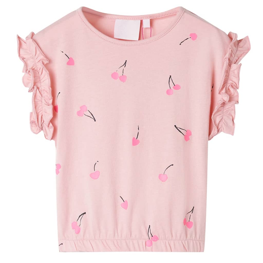 T-shirt pour enfants rose clair 140