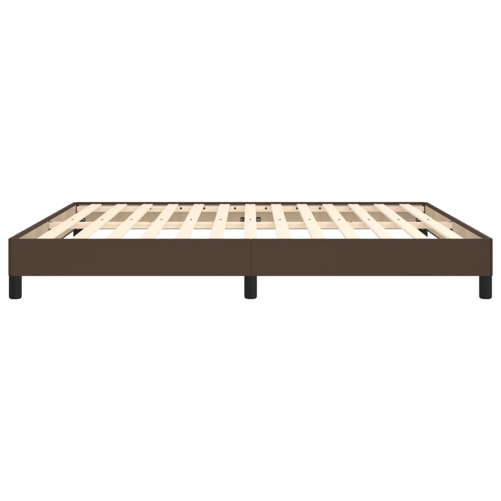 vidaXL Cadre de lit sans matelas marron 180x200 cm similicuir