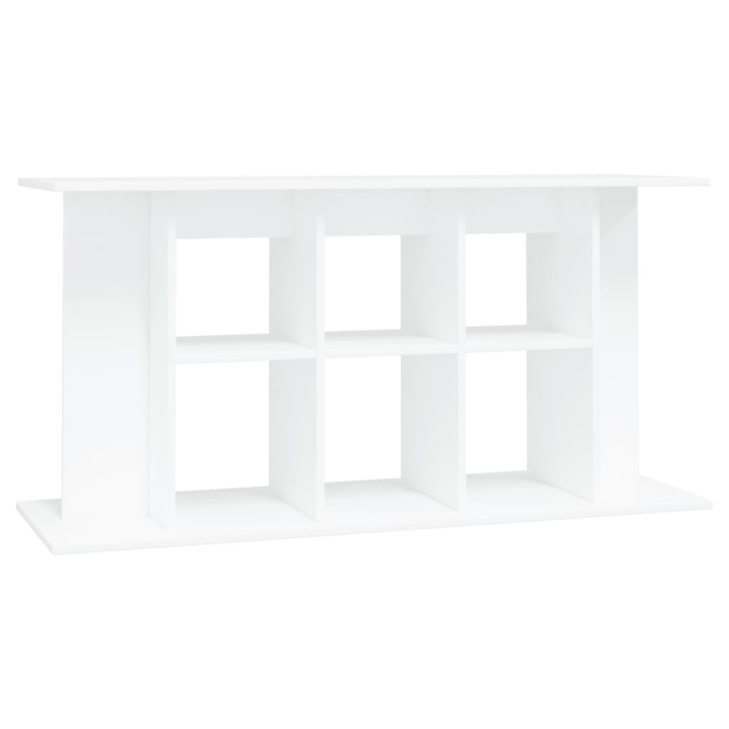 vidaXL Support pour aquarium blanc 120x40x60 cm bois d'ingénierie