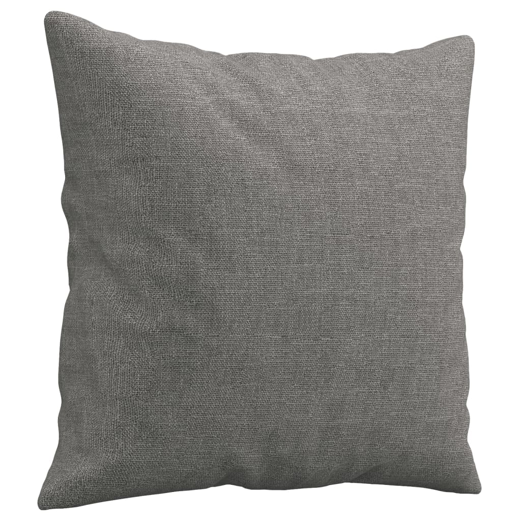 vidaXL Coussins décoratifs lot de 2 Gris foncé 40x40 cm Tissu