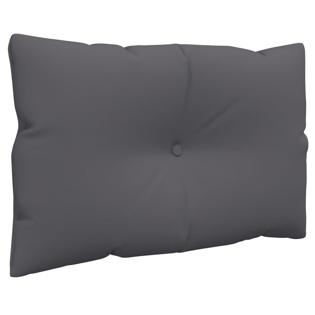 vidaXL Coussins de palette lot de 2 anthracite tissu