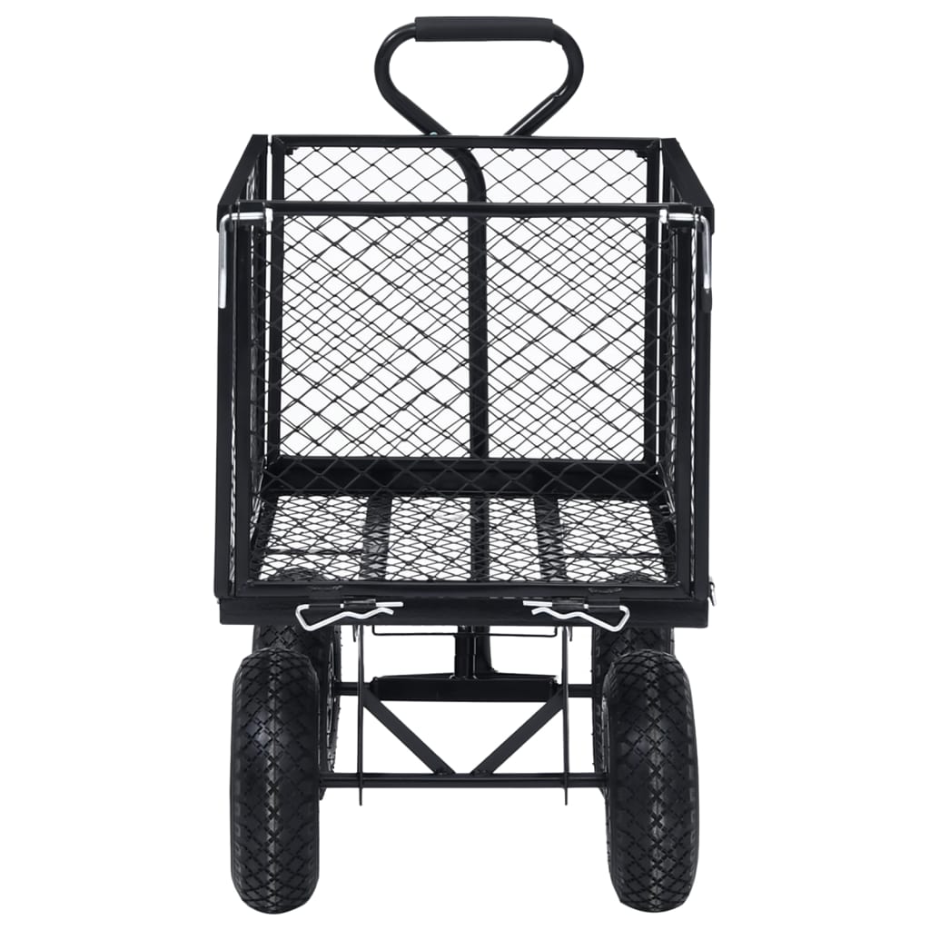 Chariot de jardin noir tout terrain 350 kg de charge chariot transport -  Ciel & terre