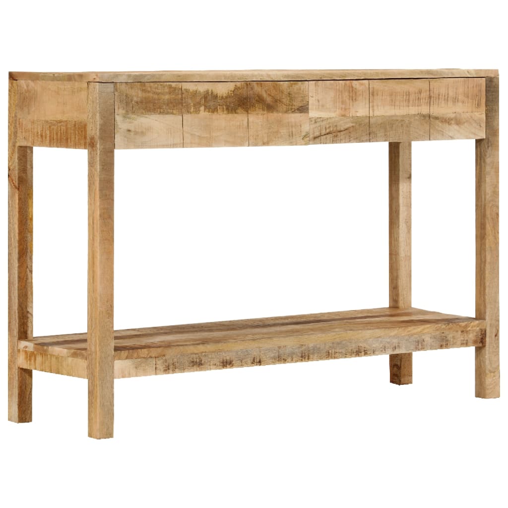 vidaXL Table console et 2 tiroirs 110x35x75 cm bois de manguier solide