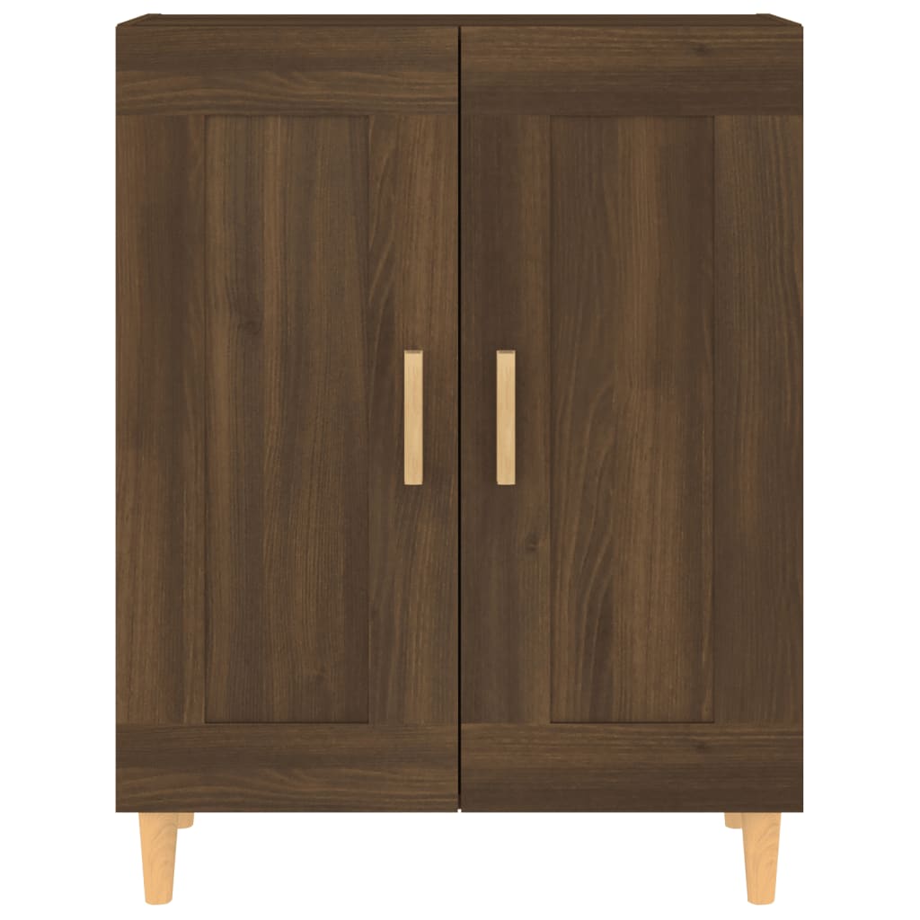 vidaXL Buffet Chêne marron 69,5x34x90 cm Bois d'ingénierie