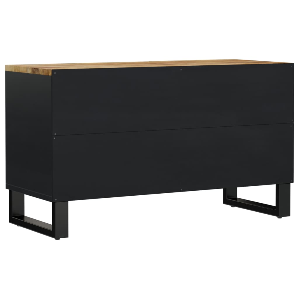 vidaXL Meuble TV 80x33x46 cm bois de manguier et d'ingénierie