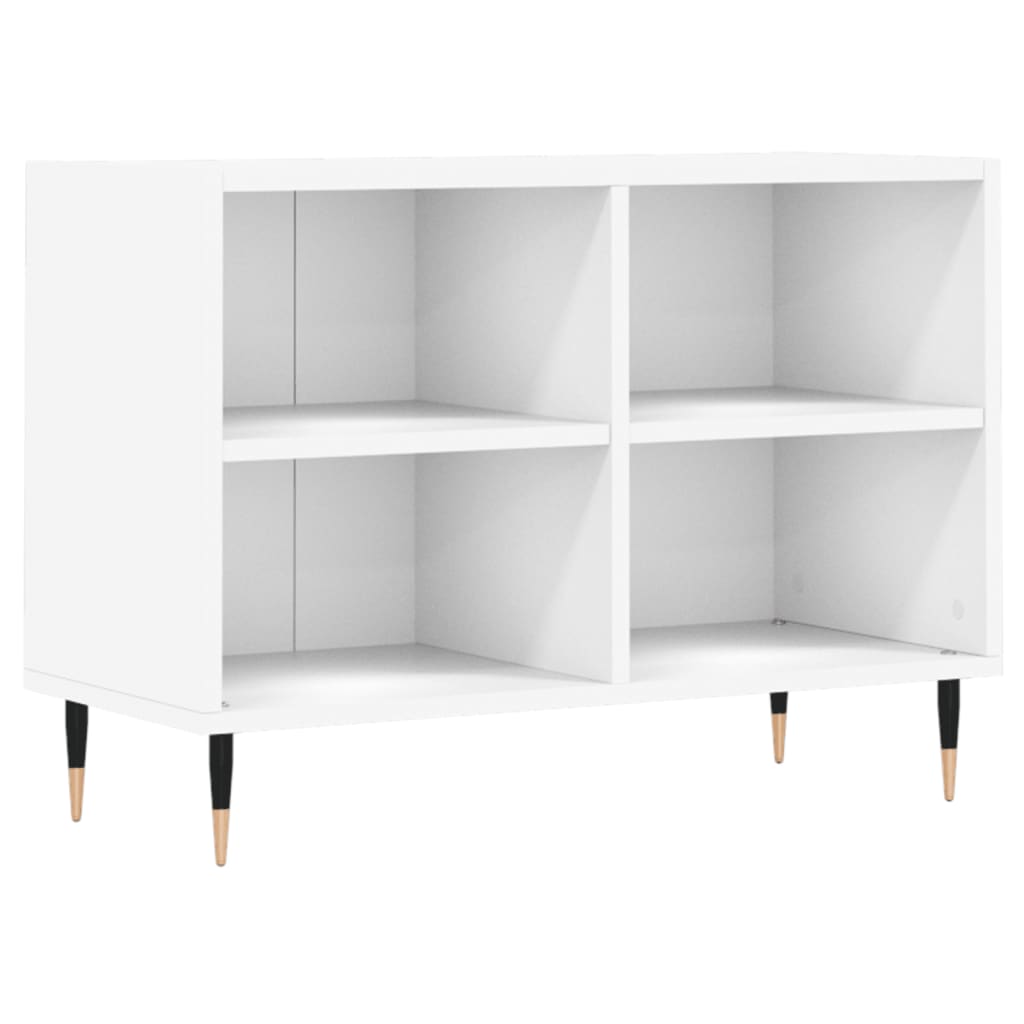 vidaXL Meuble TV blanc 69,5 x 30 x 50 cm bois d'ingénierie