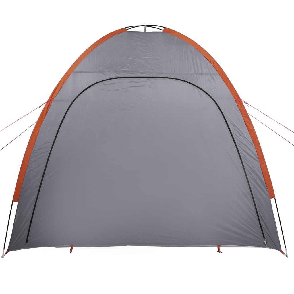 vidaXL Tente de rangement gris et orange imperméable