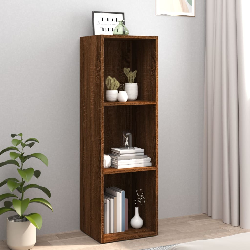 vidaXL Bibliothèque/Meuble TV chêne marron 36x30x114cm bois ingénierie