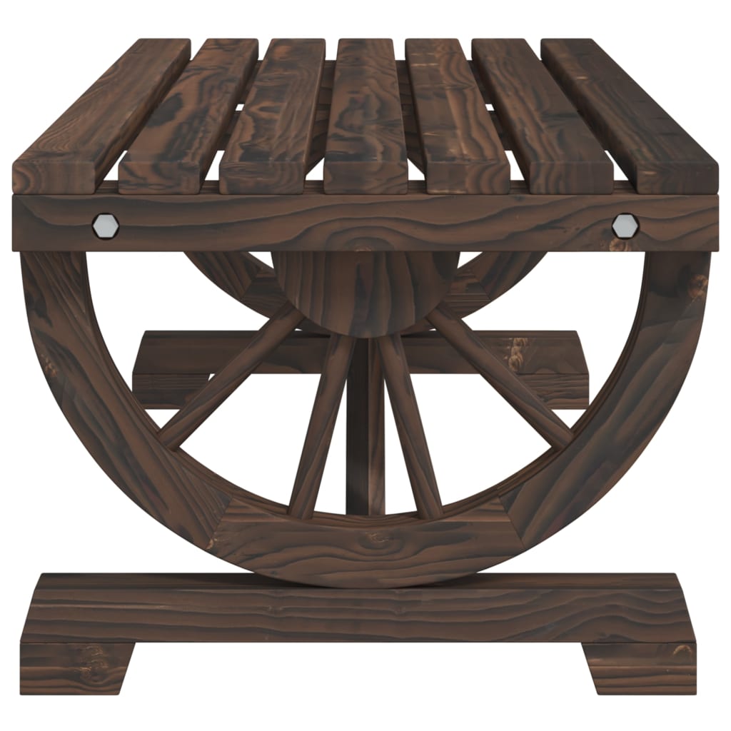 vidaXL Table basse de jardin 90x50x40 cm bois de sapin massif