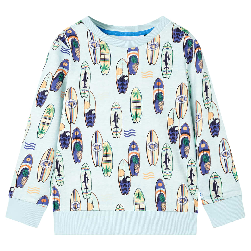 Sweatshirt pour enfants mélange bleu pâle 140