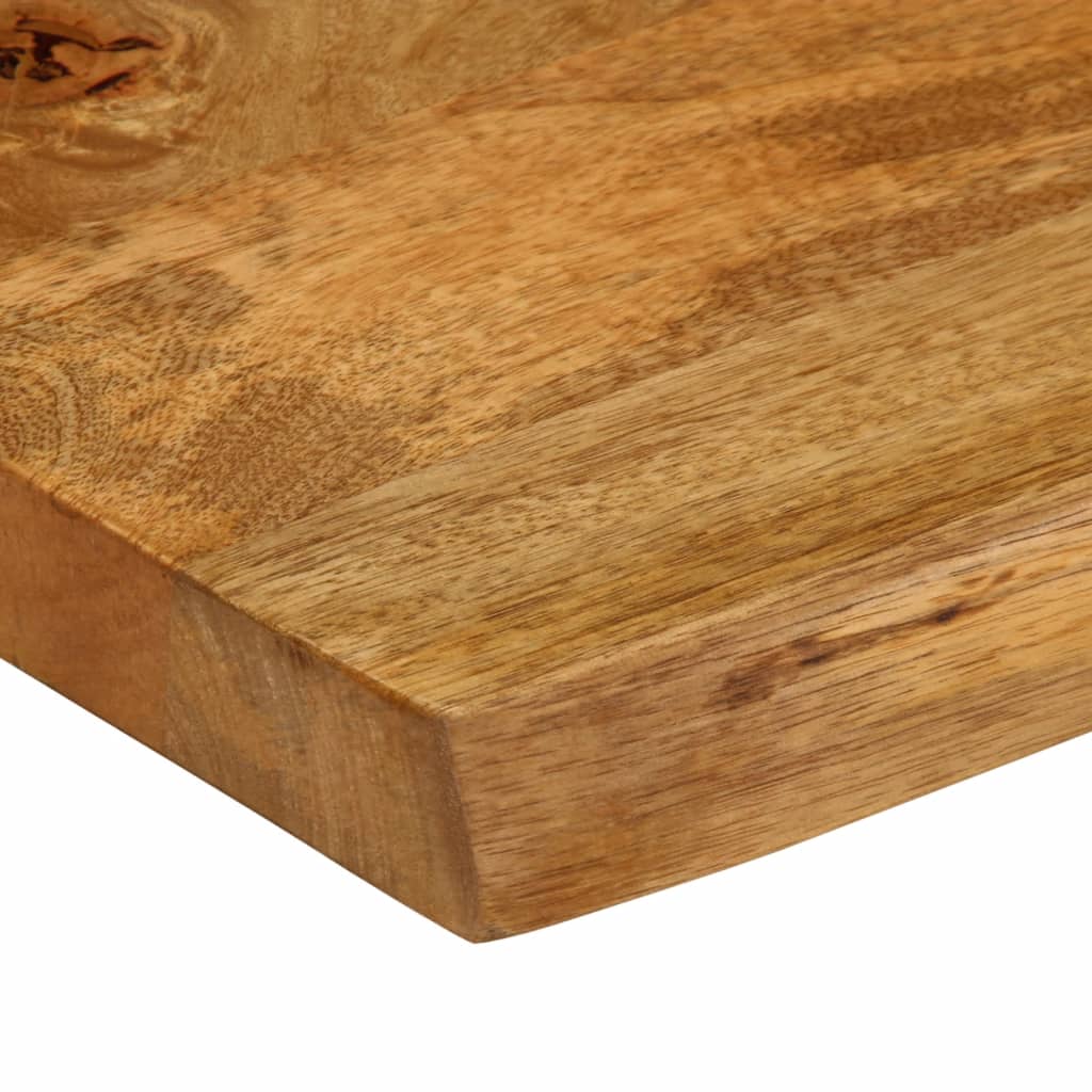 vidaXL Dessus de table 60x60x3,8 cm bord vivant bois massif manguier