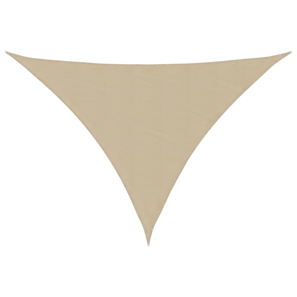 vidaXL Voile de parasol tissu oxford triangulaire 3x4x4 m beige