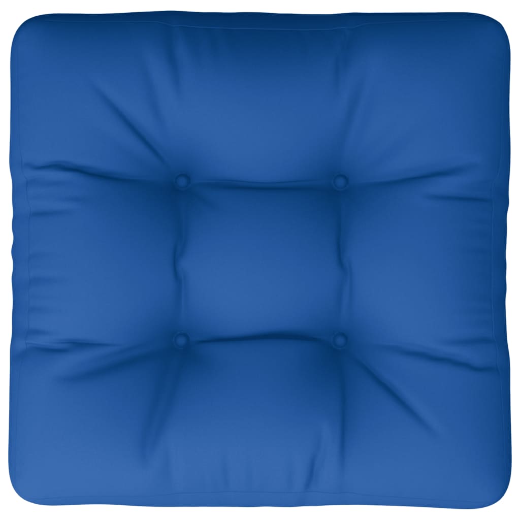 vidaXL Coussin de palette bleu royal tissu