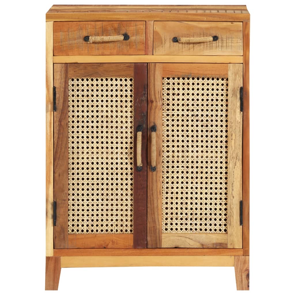 vidaXL Buffet 55x35x75 cm bois massif de récupération