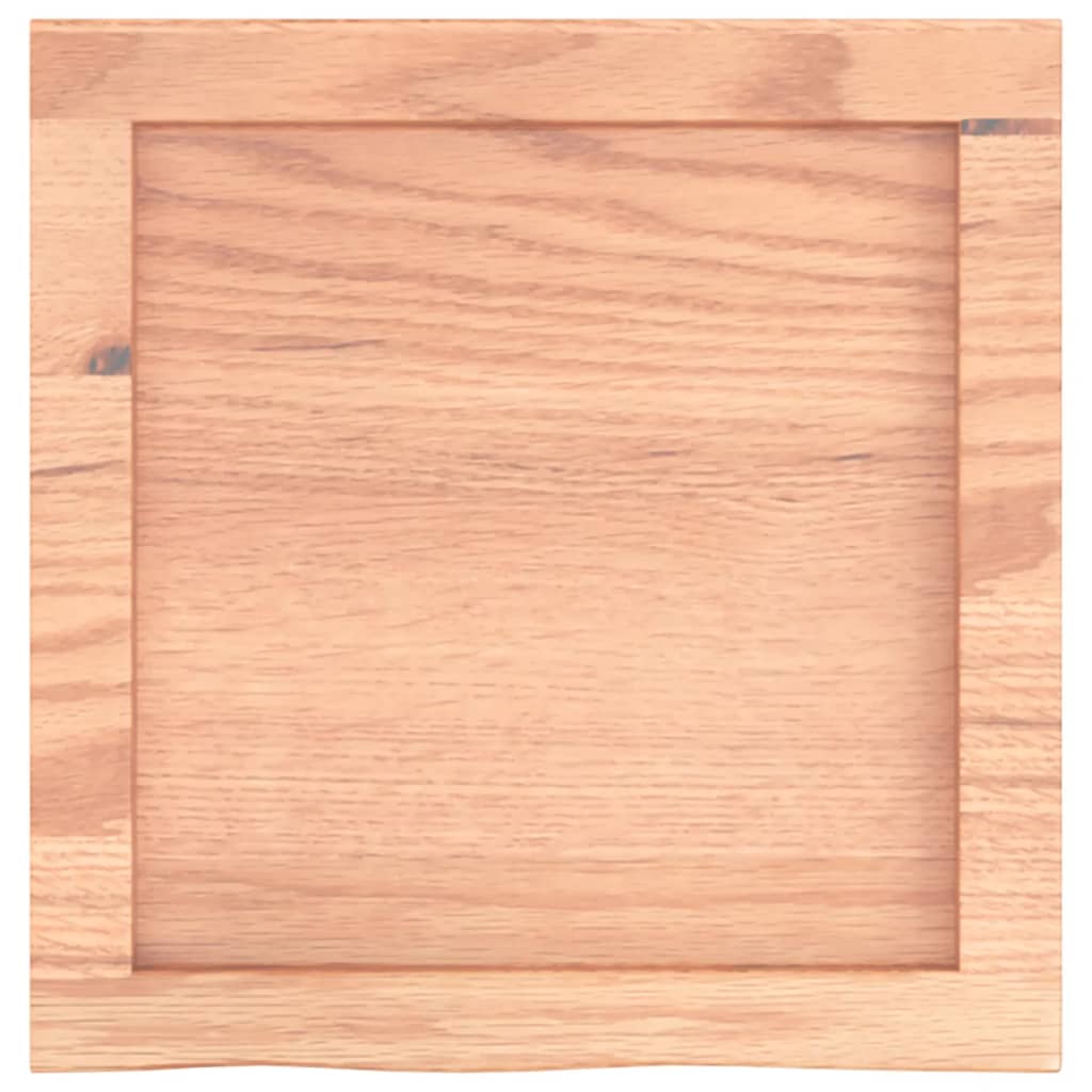 vidaXL Comptoir de salle de bain marron 40x40x(2-6) cm bois traité