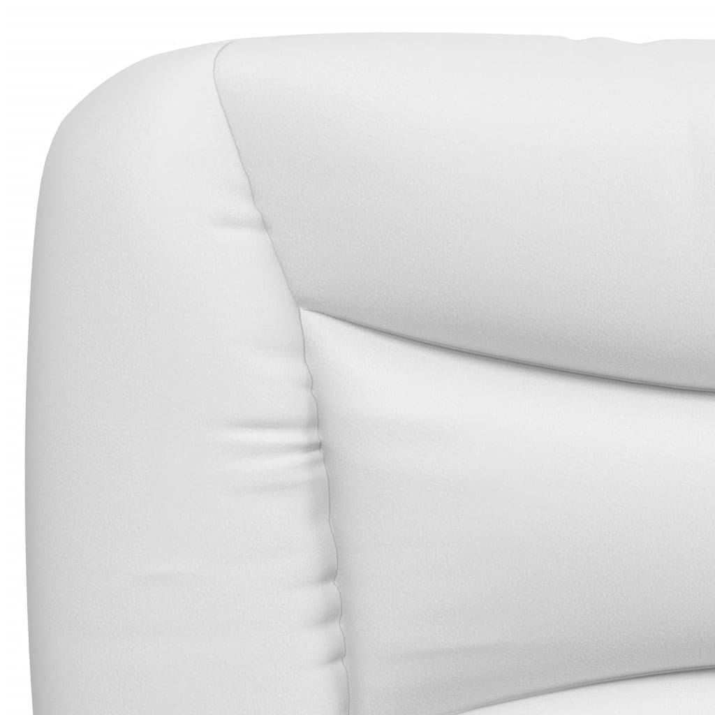 vidaXL Cadre de lit avec lumières LED blanc 160x200 cm similicuir