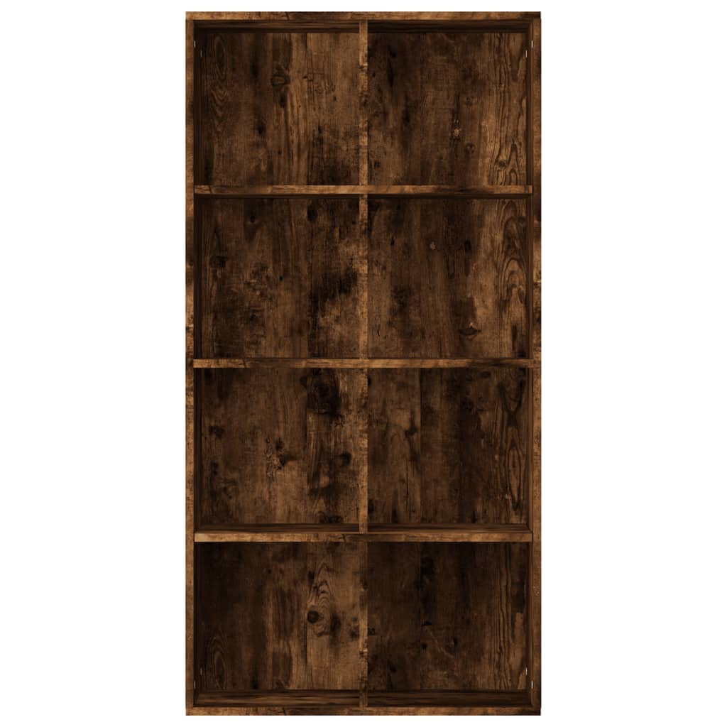 vidaXL Bibliothèque/Buffet Chêne fumé 66x30x130 cm Bois d'ingénierie