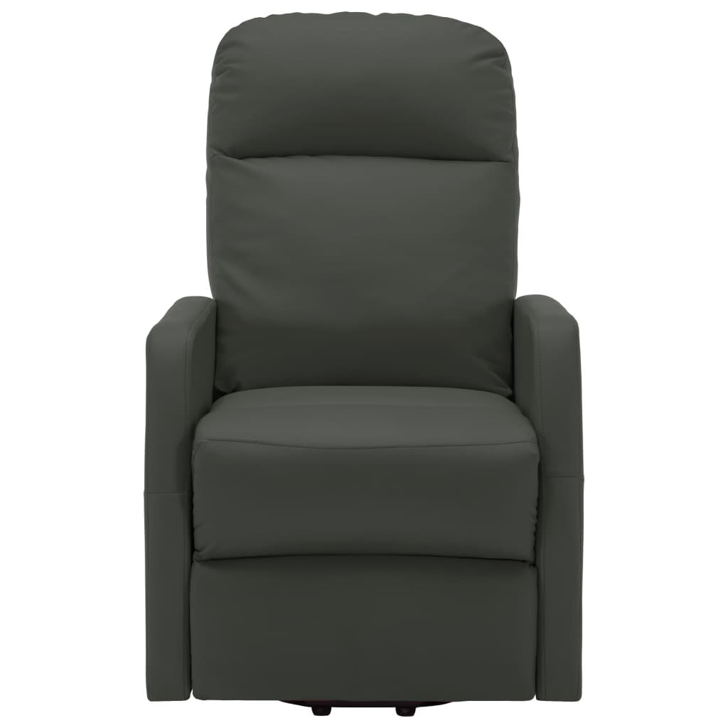 vidaXL Fauteuil Anthracite Similicuir