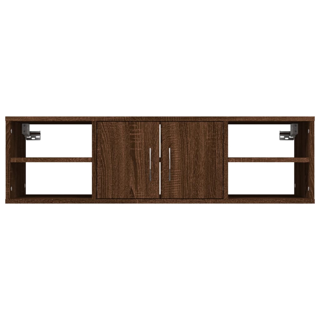 vidaXL Étagère murale chêne marron 102x30x29 cm bois d'ingénierie