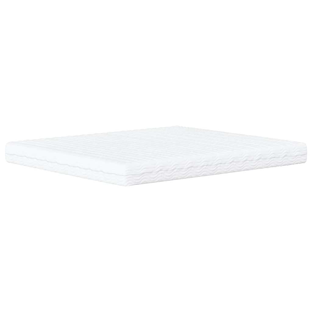 vidaXL Lit avec matelas marron 160x200 cm similicuir