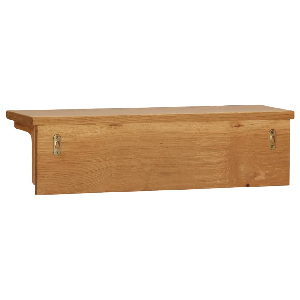 vidaXL Porte-manteau 60x16x16 cm Bois de chêne massif