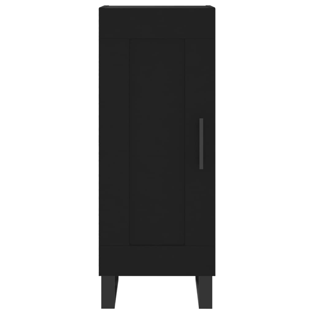 vidaXL Buffet Noir 34,5x34x90 cm Bois d'ingénierie