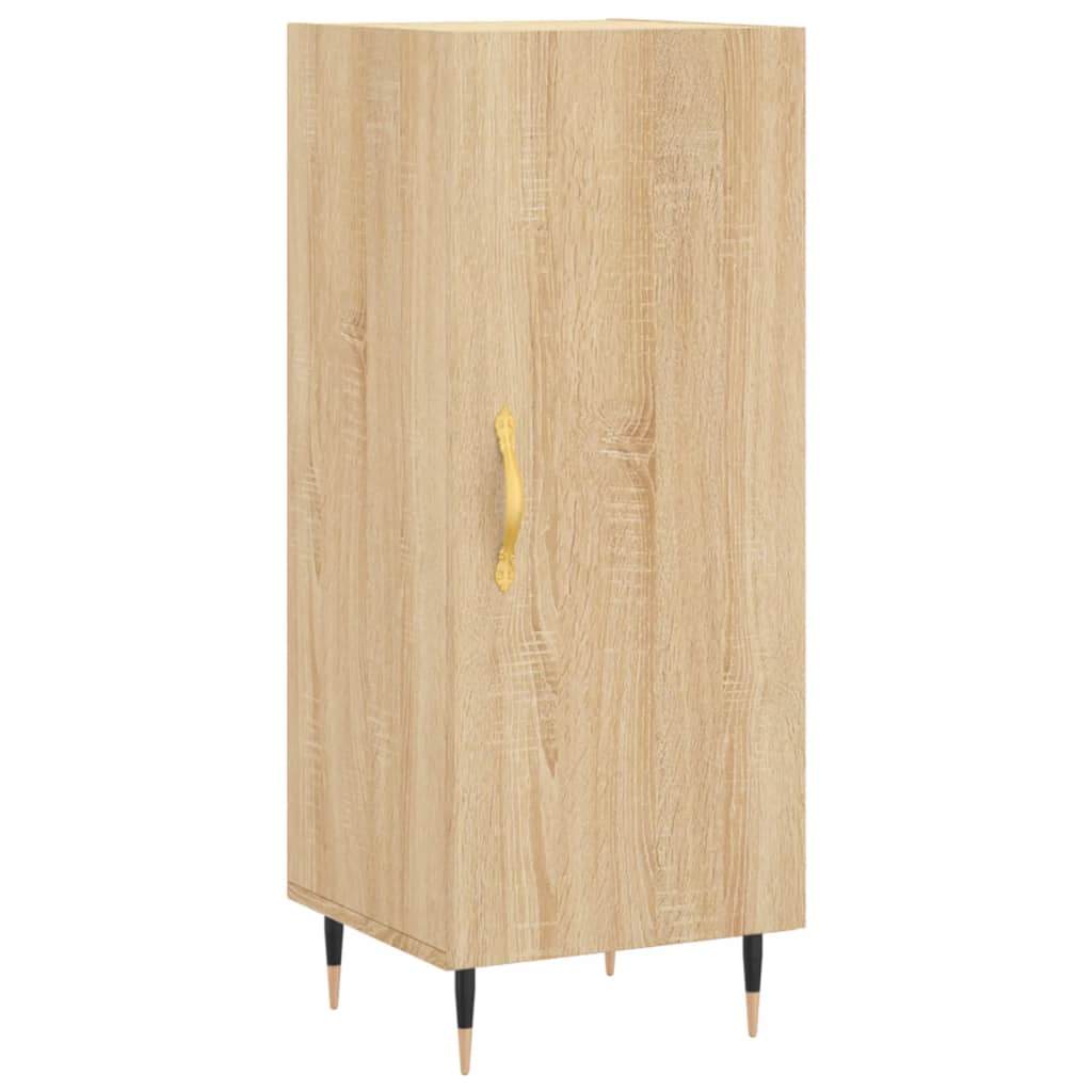 vidaXL Buffet haut Chêne sonoma 34,5x34x180 cm Bois d'ingénierie