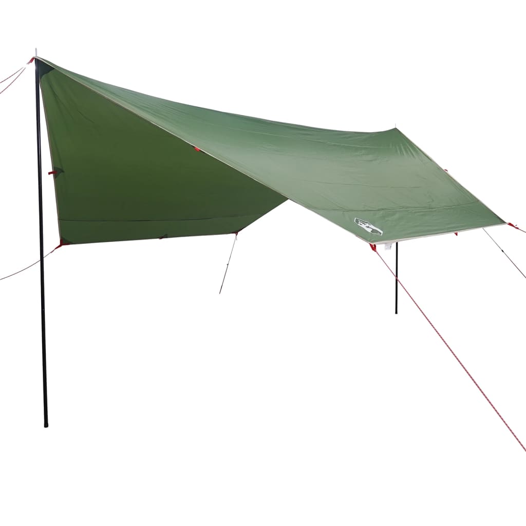 vidaXL Bâche de camping vert 430x380x210 cm imperméable