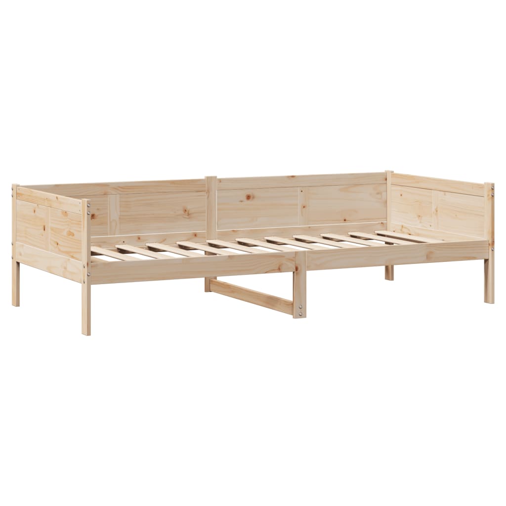 vidaXL Lit de jour avec tiroirs sans matelas 90x190 cm bois massif