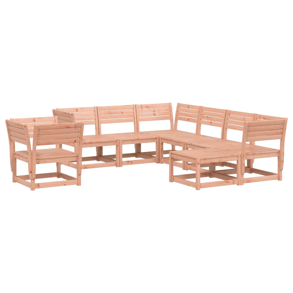 vidaXL Salon de jardin 8 pcs bois massif douglas