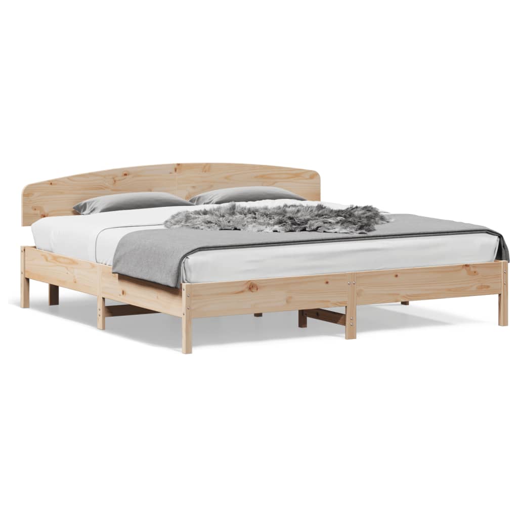 vidaXL Cadre de lit sans matelas 180x200 cm bois massif de pin