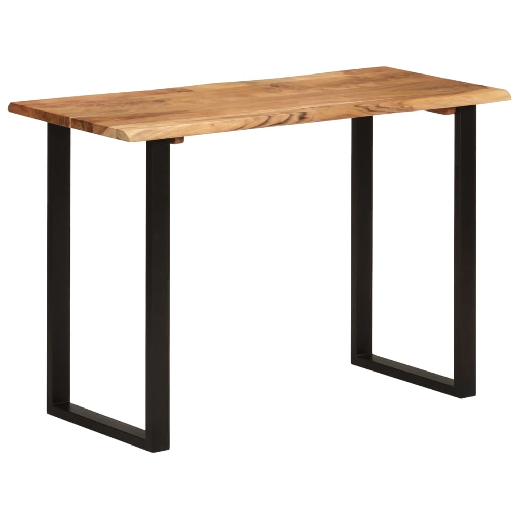 vidaXL Table à dîner 110x50x76 cm Bois d'acacia solide