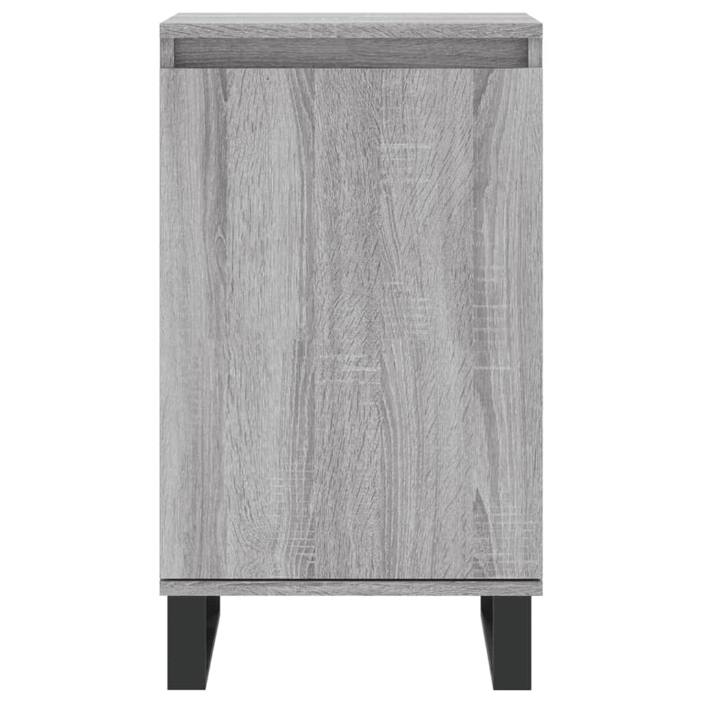 vidaXL Buffets 2 pcs sonoma gris 40x35x70 cm bois d'ingénierie