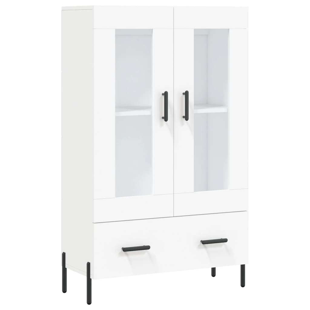 vidaXL Buffet haut blanc 69,5x31x115 cm bois d'ingénierie