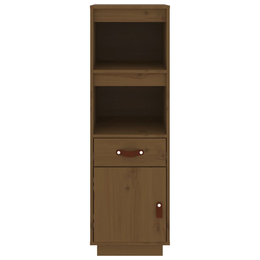 vidaXL Buffet haut Marron miel 34x40x108,5 cm Bois massif de pin