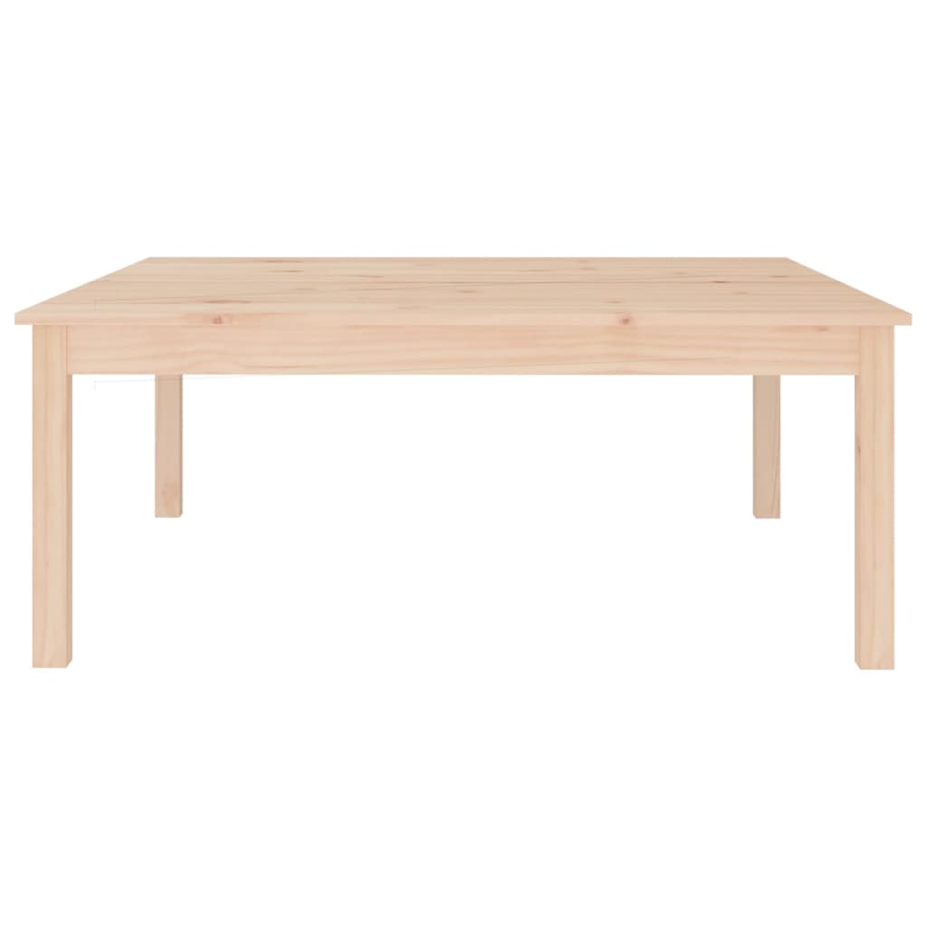 vidaXL Table basse 100x100x40 cm Bois massif de pin