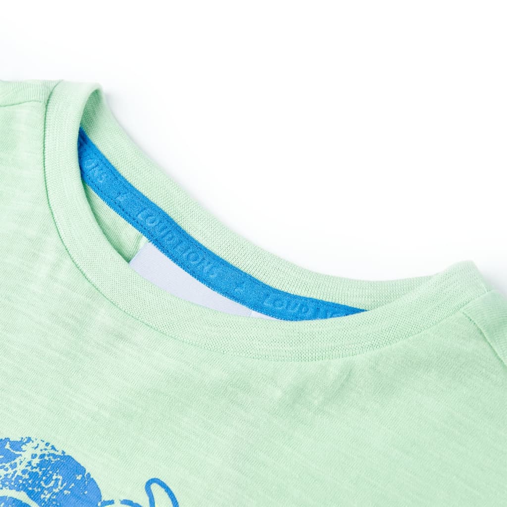 T-shirt pour enfants vert clair 92