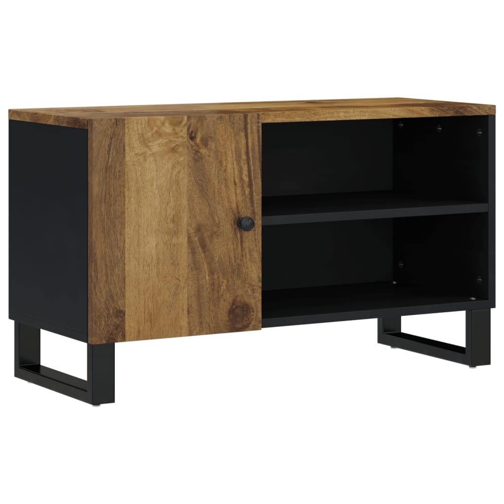 vidaXL Meuble TV 80x33x46 cm bois de manguier et d'ingénierie