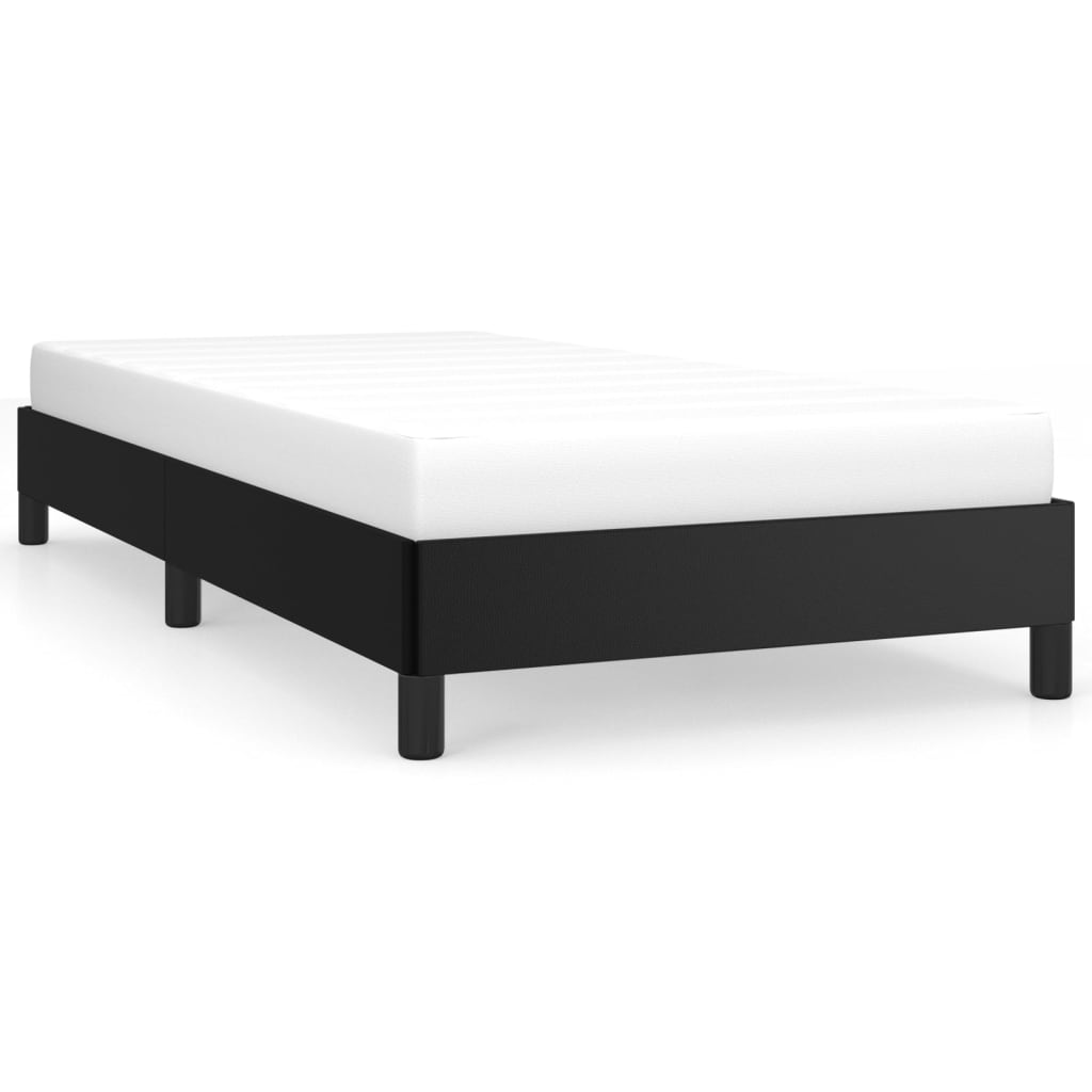 vidaXL Cadre de lit sans matelas noir 90x200 cm similicuir