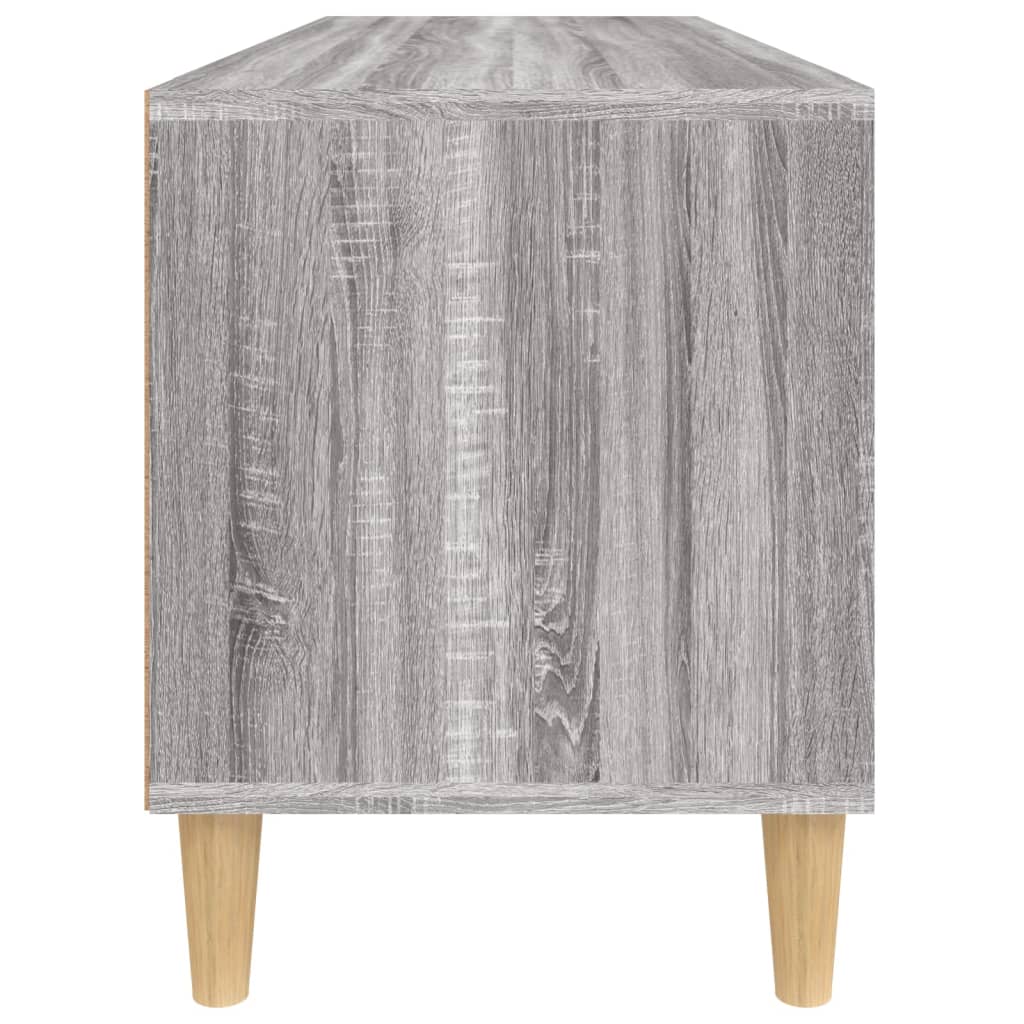 vidaXL Meuble TV sonoma gris 100x34,5x44,5 cm bois d'ingénierie